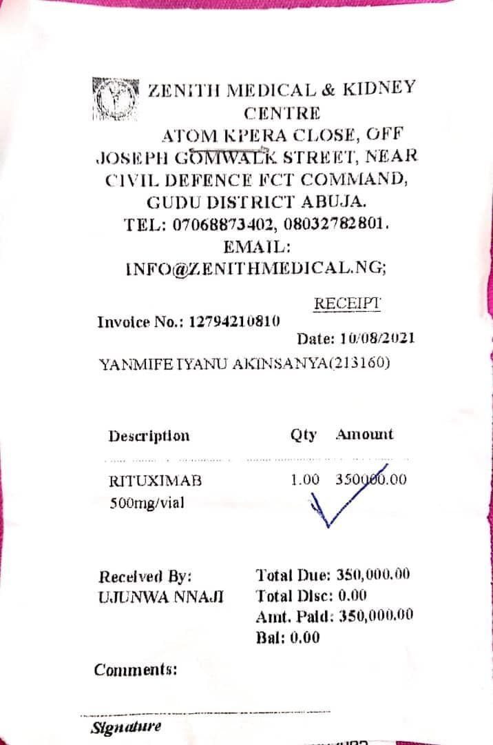 Help Yanmife save her transplanted kidney