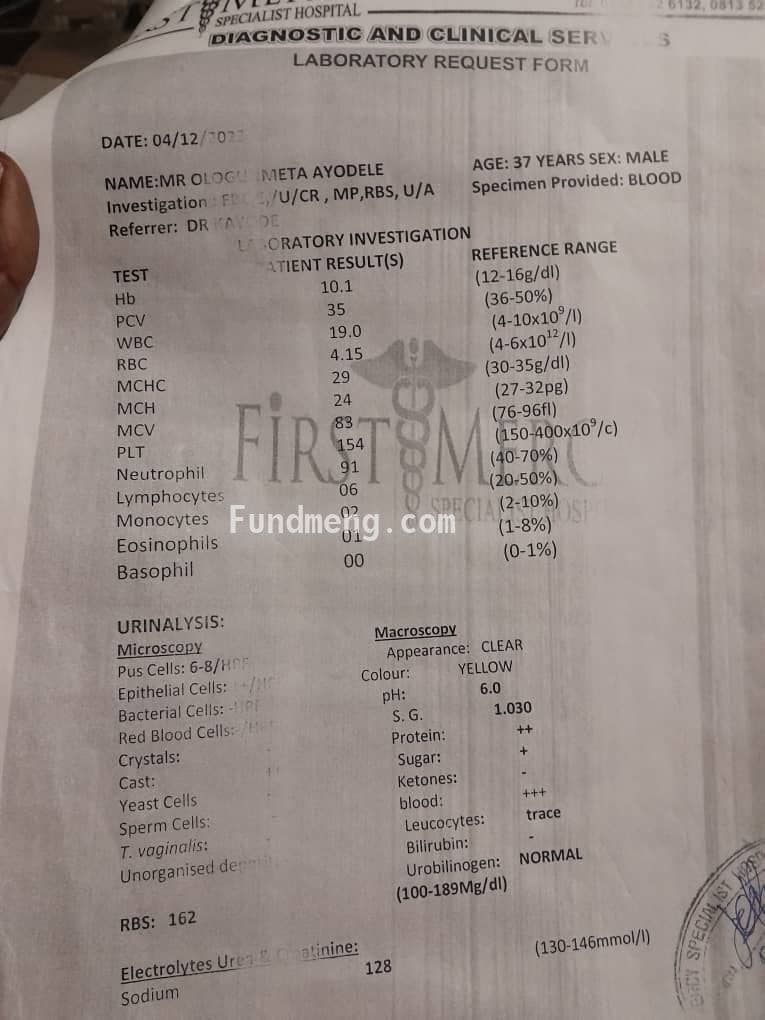 Help Ayodele Ologunmeta get a kidney transplant