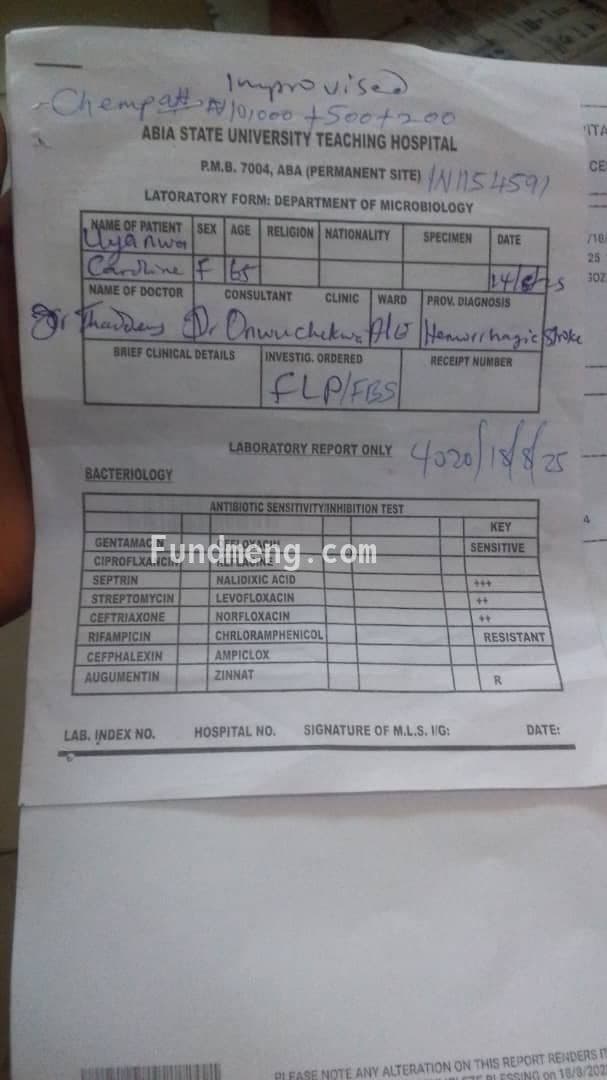 Urgent fund for medical bills
